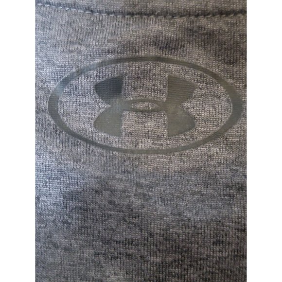 Under Armour The Tech Tee Gray‎ Moisture Wicking Polyester Shirt Size Medium - Picture 4 of 6
